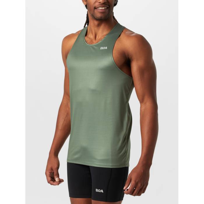 Boa 【 Men\u0027s Printed Singlet Military Men Military 】 メンズ Singlet シングレット メンズ