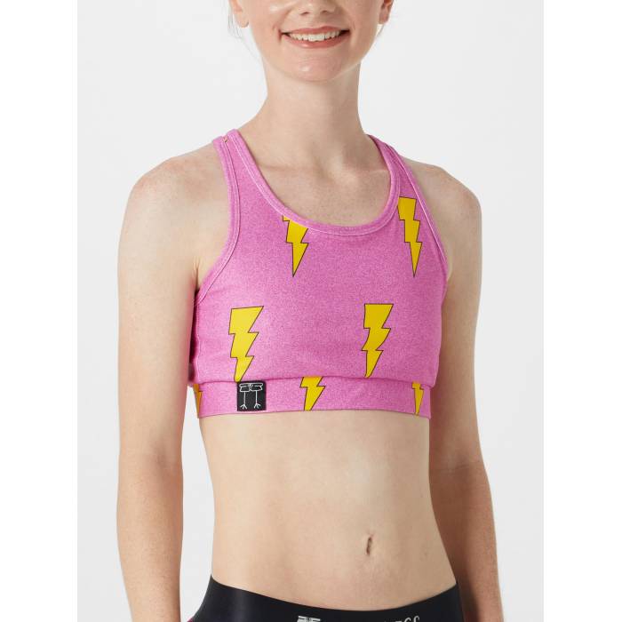 Chicknlegs 【 Pink Bolts Sports Pocket Bra Women Pink Bolts 】 pink ピンク レディース pink ピンク|スニケス