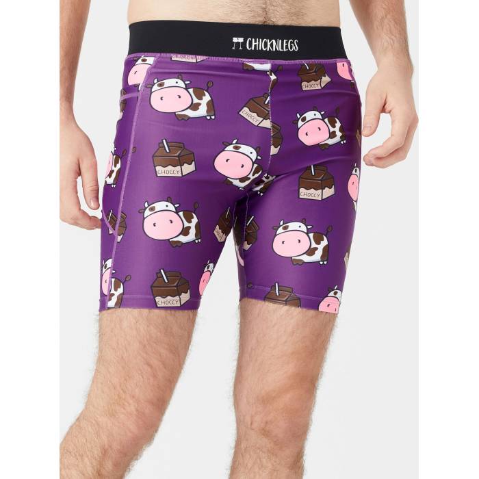 Chicknlegs 【 Men\u0027s Choccy Cows 8\" Half Tight Men Choccy Cows 】 メンズ 二分の一 メンズ"