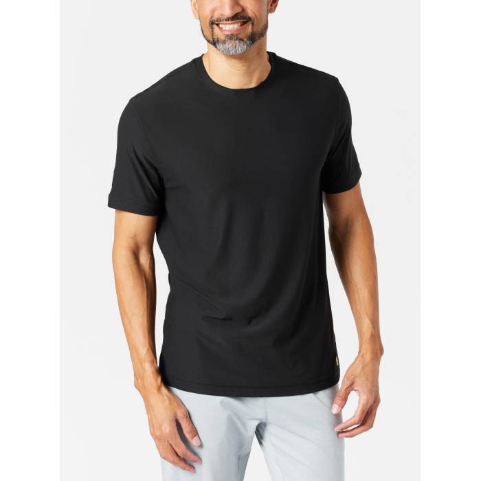 【★百貨店SALE★6/11十二時2時迄】Vuori 【 Men\u0027s Strato Tech Tee Men Black 】 メンズ テック プルオーバー メンズ 黒いこと 黒いこと