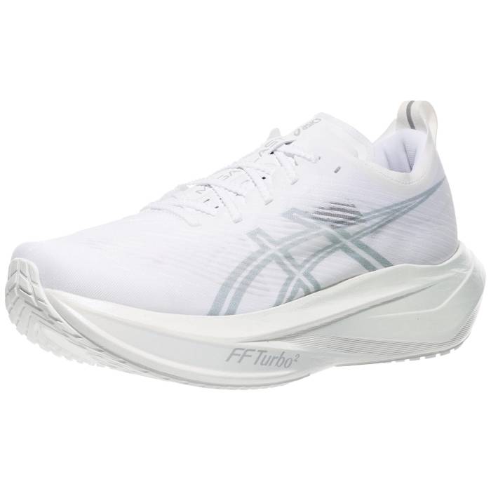 アシックス Asics 【 Megablast Unisex White/Piedmont Grey 】 ユニ一発やる 白いこと 白いこと 薄墨色 薄墨色