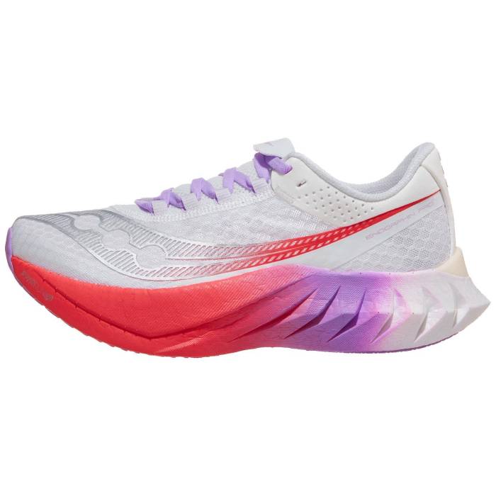 【★百貨店SALE★6/11真夜中2時迄】サッカニー Saucony 【 Endorphin Pro 4 Women White/Crocus 】 労働者階級 レディース 白いこと 白いこと