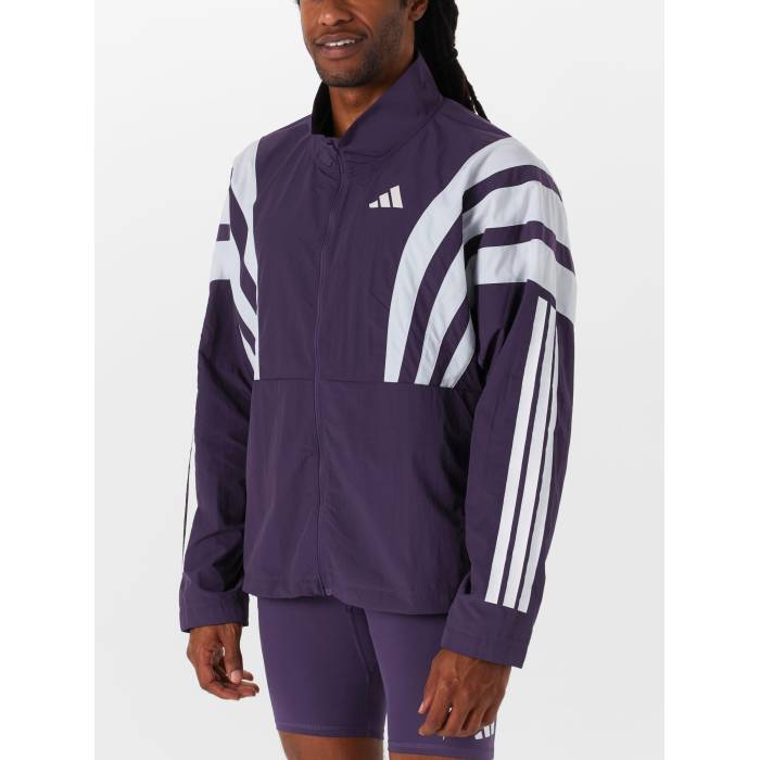 アディダス Adidas 【 Men\u0027s Adizero Nyc Jacket Men Aurora Plum 】 メンズ アディゼロ Jacket 上衣 メンズ