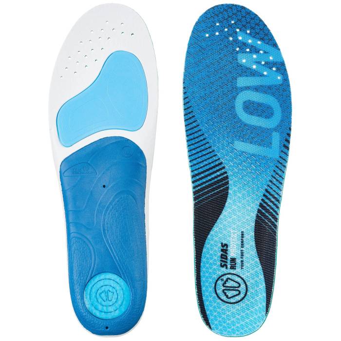 Sidas 【 Run 3Feet Protect Low Insoles Unisex Blue 】 ラン ユニセックス 青色 ブルー