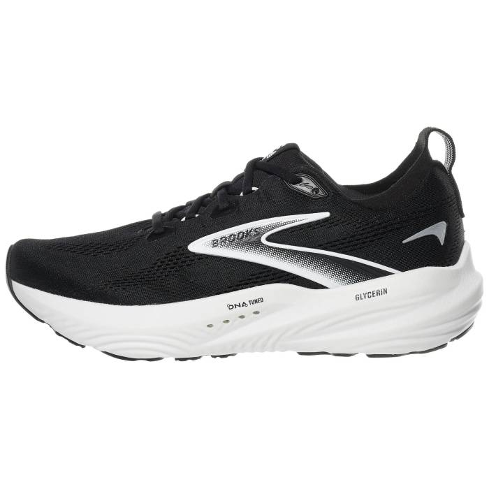 ブルックス Brooks 【 Glycerin 22 Men Black/Grey/White 】 メンズ 黒いこと 黒いこと 薄墨色 薄墨色 白いこと 白いこと シューズ-メンズシューズ