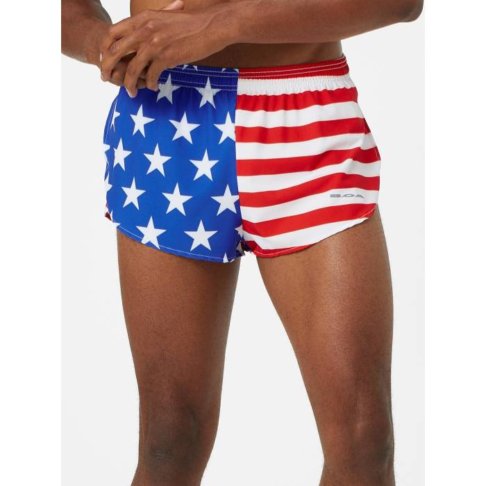 【★百貨店SALE★6/11十二時2時迄】Boa 【 Men\u0027s 1\" Elite Split Short Usa Flag Men Usa Flag 】 メンズ エリート メンズ"