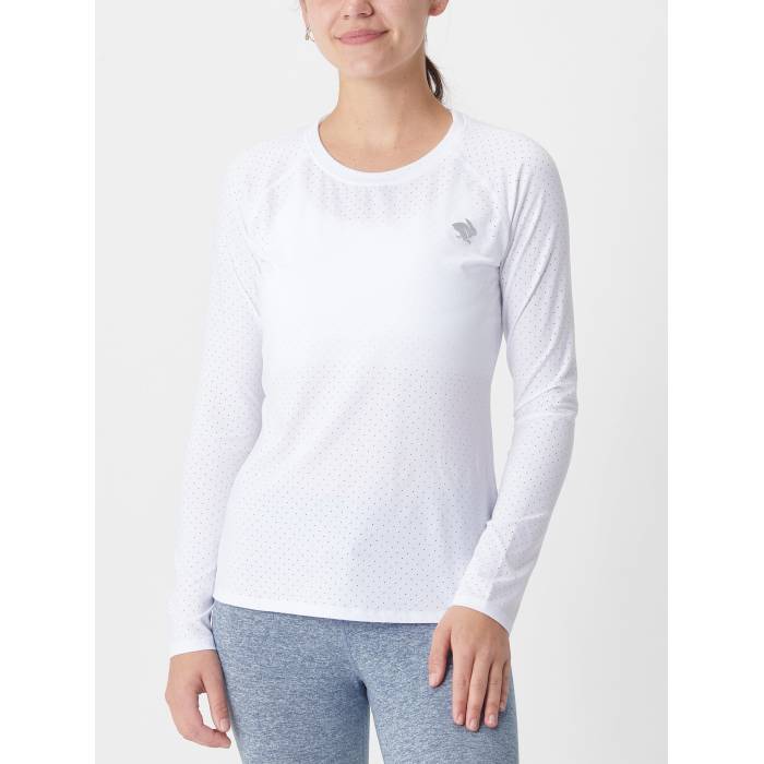 Rabbit 【 Women's Ez Tee Perf Long Sleeve Women White 】 レディース Tシャツ Sleeve スリーブ レディース 白色 ホワイト