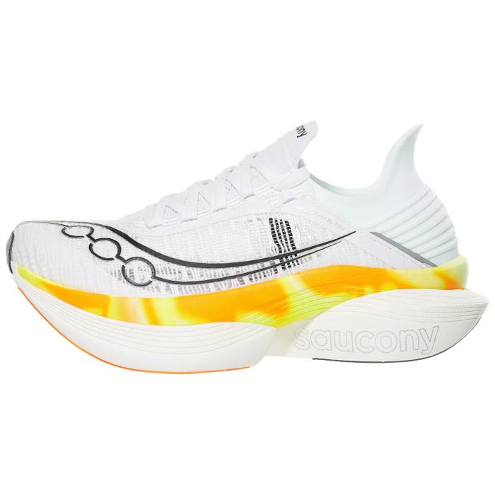 サッカニー Saucony 【 Endorphin Elite 2 Unisex White/Peel 】 エリート ユニ一発やる 白いこと 白いこと