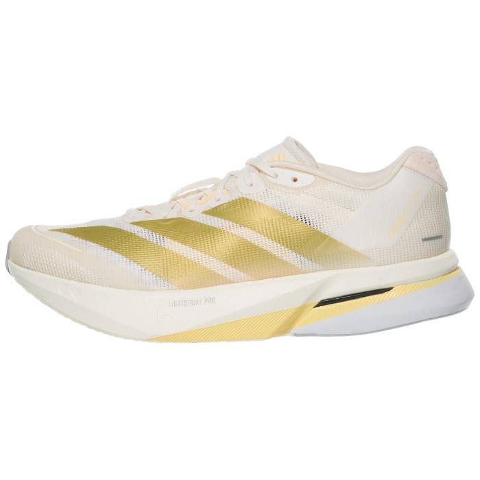 アディダス Adidas 【 Adizero Boston 13 Women White/Gold/Orang 】 アディゼロ 豆の町 13 サー青少年 レディース 白いこと 白いこと ゴールド