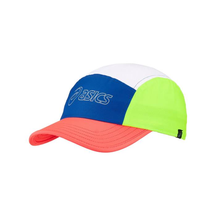 アシックス Asics 【 Atc Performance Running Cap Unisex Brilliant White/Multi 】 パフォーマンス キャップ 帽子 ユニセックス 白色 ホワイト