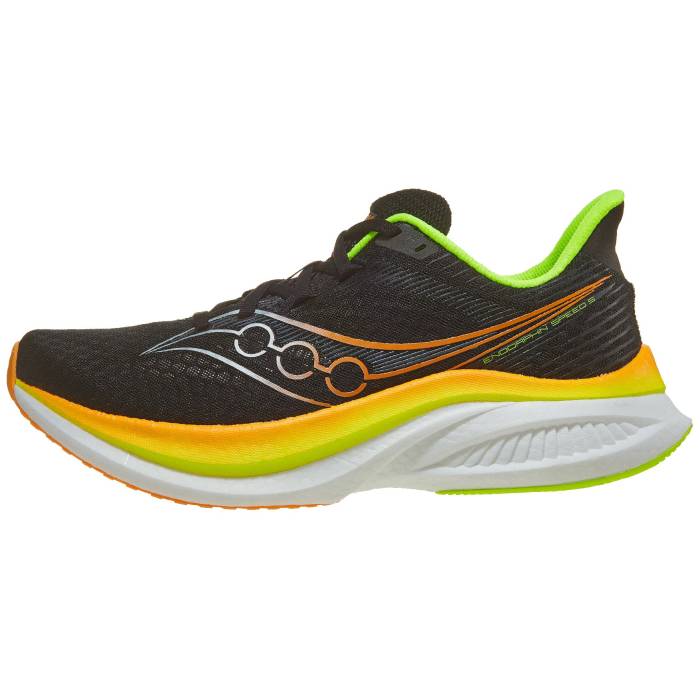 【★百貨店SALE★6/11真夜中2時迄】サッカニー Saucony 【 Endorphin Speed 5 Men Black/Vo2 】 Speed 機敏さ メンズ 黒いこと 黒いこと