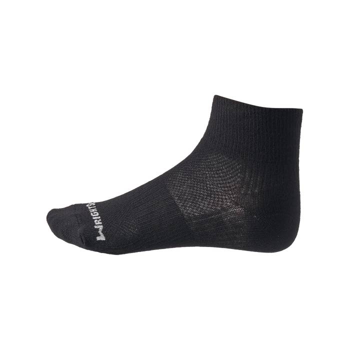 ライトソック Wrightsock 【 Double Layer Coolmesh Ii Quarter Unisex Black 】 ユニセックス 黒色 ブラック