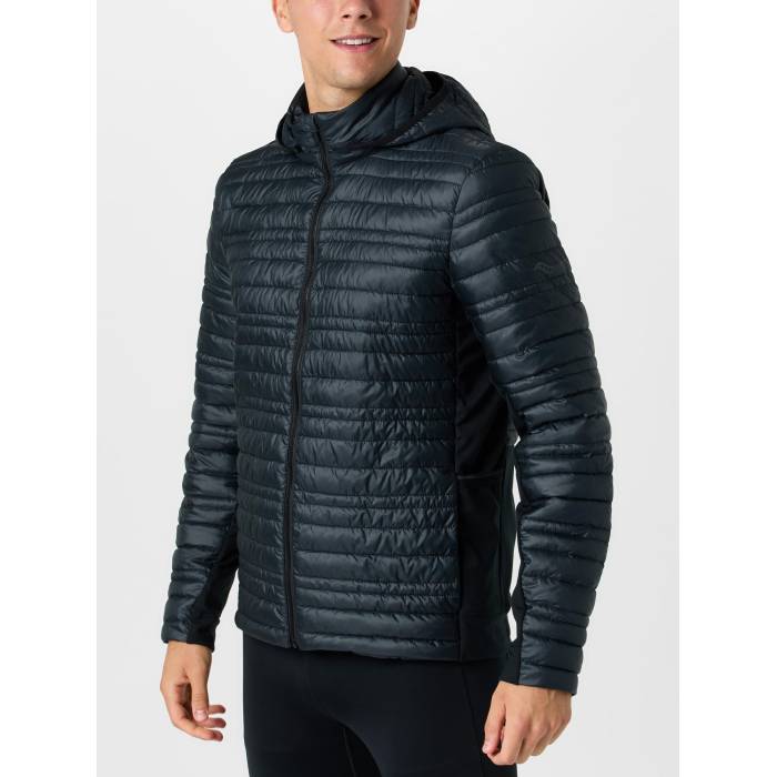 サッカニー Saucony 【 Men\u0027s Hurricane Insulated Jacket Men Black 】 メンズ ハリケイン Jacket 上衣 メンズ 黒いこと 黒いこと