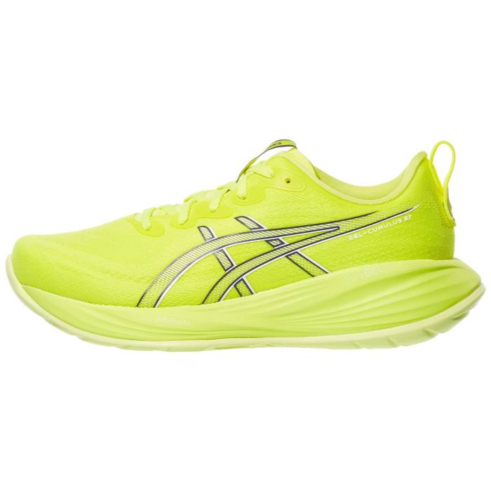【★百貨店SALE★6/11十二時2時迄】アシックス Asics 【 Gel Cumulus 27 Men Citron/White 】 メンズ 白いこと 白いこと