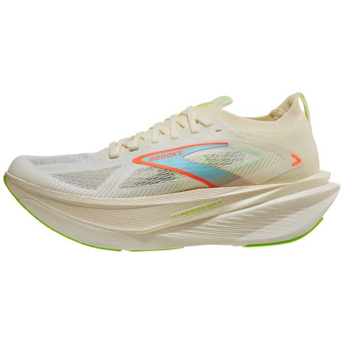 ブルックス Brooks 【 Hyperion Max 3 Men Coconut/Green Gecko 】 マックス メンズ green 緑・緑であること