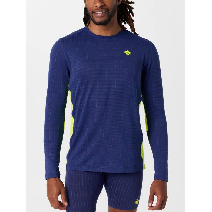Rabbit 【 Men's Low Light Layer One Long Sleeve Men Blue Depths 】 メンズ Sleeve スリーブ メンズ 青色 ブルー