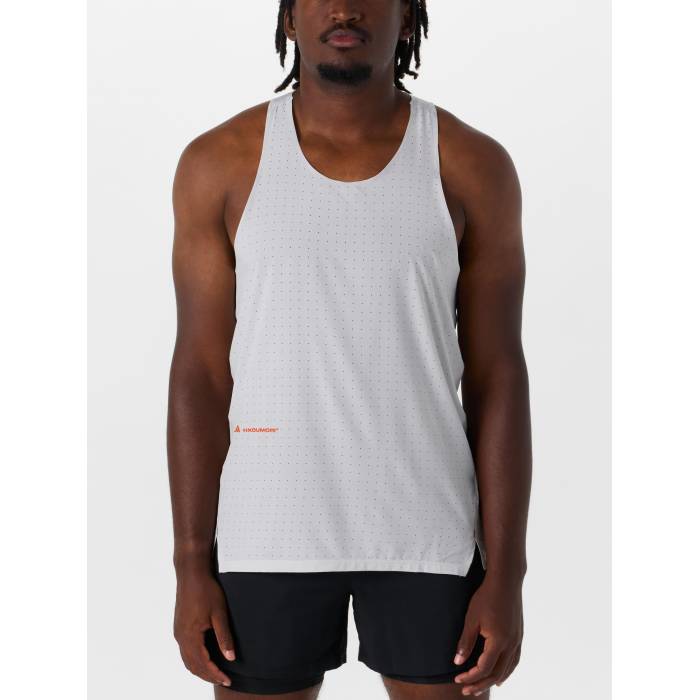 アディダス Adidas 【 Men\u0027s Adi365 Hermanos Koumori Singlet Men Grey One 】 メンズ Singlet シングレット メンズ 薄墨色 薄墨色