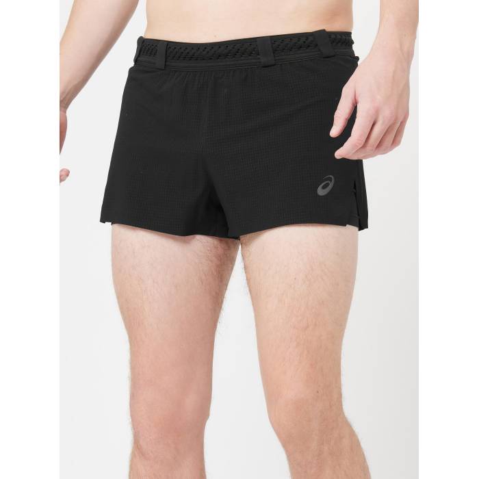 【★百貨店SALE★6/11十二時2時迄】アシックス Asics 【 Men\u0027s Metarun Split Short Men Perf Black 】 メンズ メンズ 黒いこと 黒いこと