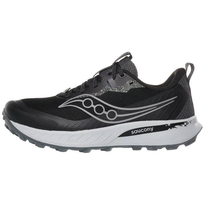 サッカニー Saucony 【 Peregrine 15 Men Black/Shadow 】 メンズ 黒いこと 黒いこと シャドー・シャドウ スポーツ・アウトドア-メンズシューズ-ランニング・マラソン