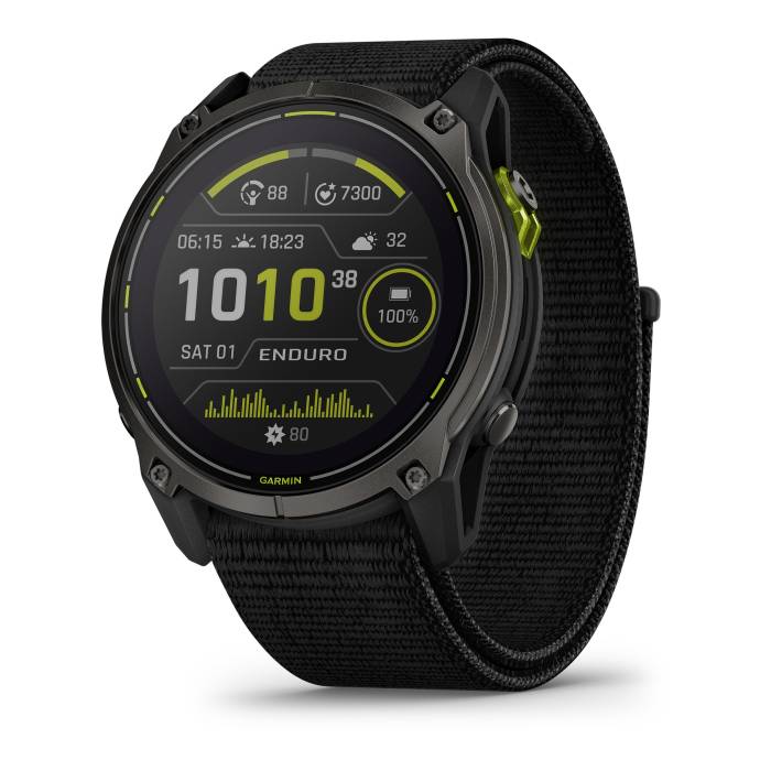 ガーミン Garmin 【 Enduro 3 Gps Watch Unisex Black 】 Watch ウォッチ・時計 ユニセックス 黒色 ブラック