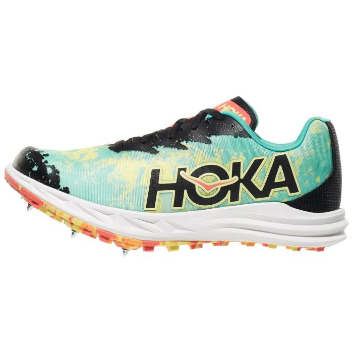 【★百貨店SALE★6/11真夜中2時迄】Hoka 【 Crescendo Xc Spikes Unisex Cielo Blue/Yuzu 】 ユニ一発やる 青碧 青碧