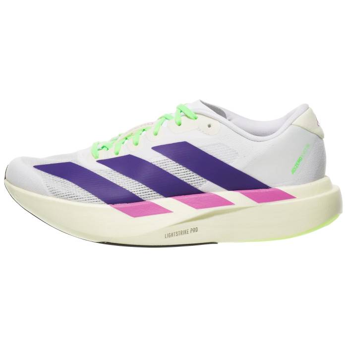 アディダス Adidas 【 Adizero Evo Sl Women White/Purple 】 アディゼロ レディース 白いこと 白いこと Purple 紫・パープル