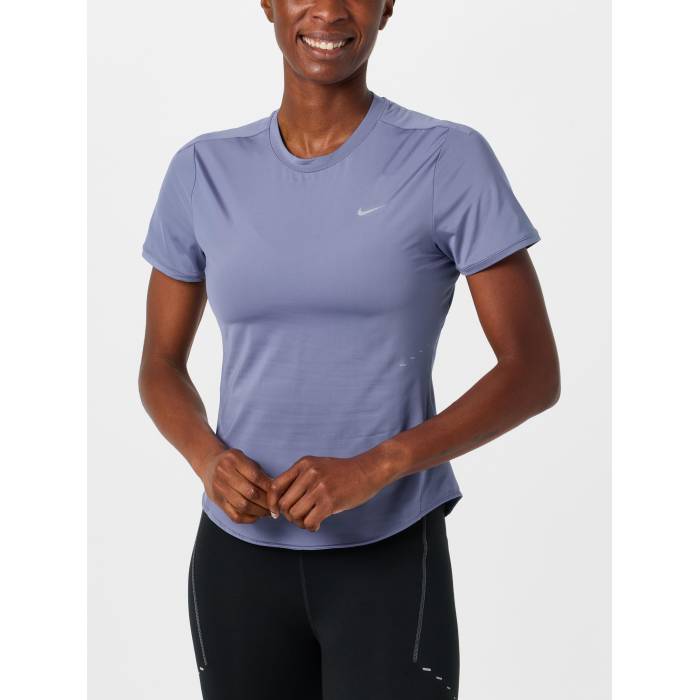 ナイキ Nike 【 Women's Swift Dri-Fit Short Sleeve Women World Indigo 】 レディース Swift ドライフィット Sleeve スリーブ レディース 藍色・インディゴ