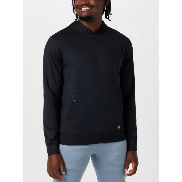 Vuori 【 Men\u0027s Sunday Hoodie 2.0 Men Black 】 メンズ フーディー パーカー メンズ 黒いこと 黒いこと