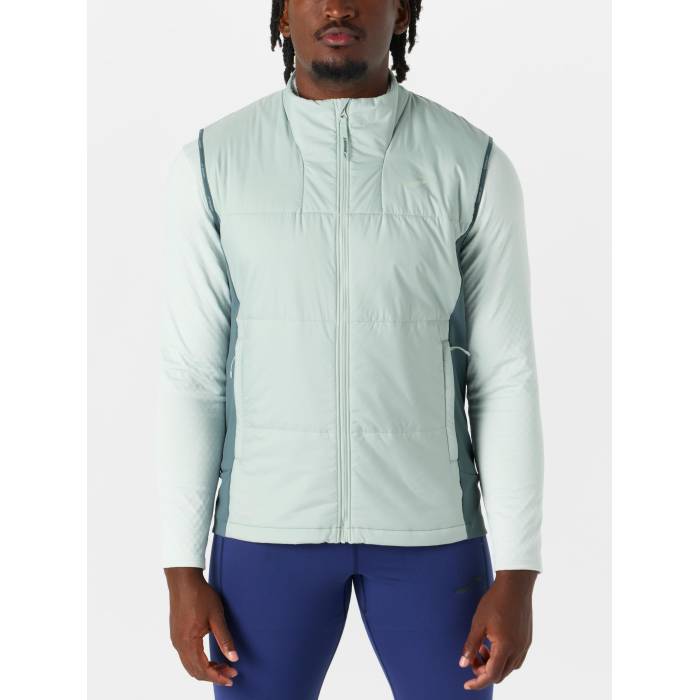 【★百貨店SALE★6/11真夜中2時迄】ブルックス Brooks 【 Men\u0027s Shield Hybrid Vest 3.0 Men Smoke/Storm 】 メンズ Hybrid 変わり種 より良い メンズ