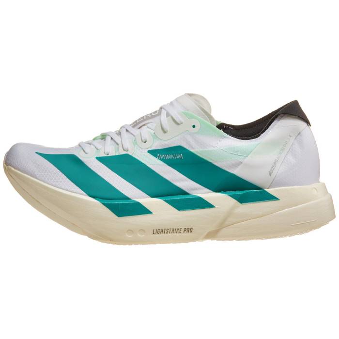 アディダス Adidas 【 Adizero Adios Pro 4 Men White/Teal 】 アディゼロ アディオス 労働者階級 メンズ 白いこと 白いこと