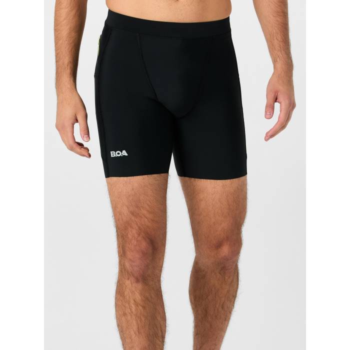 Boa 【 Men\u0027s Titan 7\" Half Tight Men Black 】 メンズ 二分の一 メンズ 黒いこと 黒いこと"