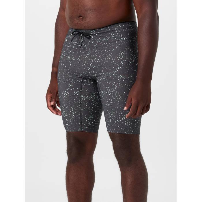 オン On 【 Men\u0027s Race 10\" Tights Half Men Iron/Glacier 】 メンズ Tights タイツ 二分の一 メンズ"