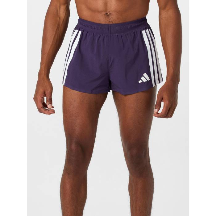 【★百貨店SALE★6/11十二時2時迄】アディダス Adidas 【 Men\u0027s Adizero 2\" Running Split Short Men Aurora Plum 】 メンズ アディゼロ メンズ"