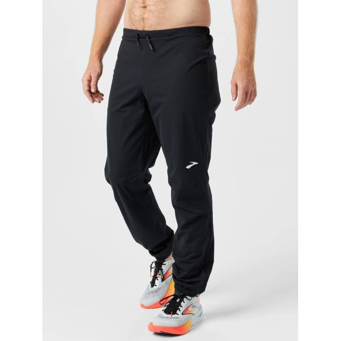 ブルックス Brooks 【 Men\u0027s High Point Waterproof Pant Men Black 】 メンズ 御機嫌 ズボン下 メンズ 黒いこと 黒いこと