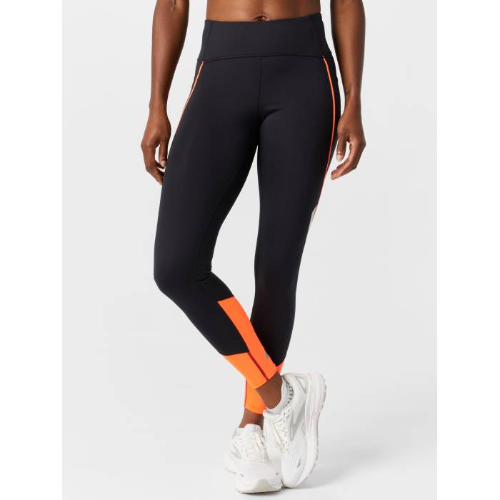 ブルックス Brooks 【 Women's Run Visible Tight 2.0 Women Black/Fluoro Flash 】 レディース ラン レディース 黒色 ブラック