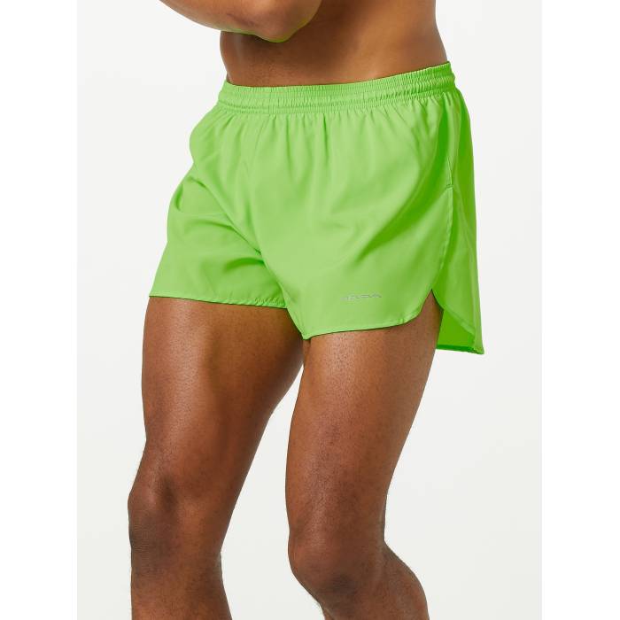 Boa 【 Men\u0027s 3\" 1/2 Split Short Neon Men Neon Lime 】 メンズ メンズ 菩提樹"