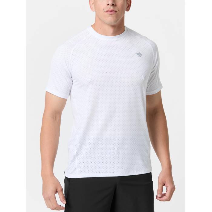 【★百貨店SALE★6/11十二時2時迄】Rabbit 【 Men\u0027s Ez Tee Perf Ice Short Sleeve Men White 】 メンズ プルオーバー Sleeve 捩り メンズ 白いこと 白いこと