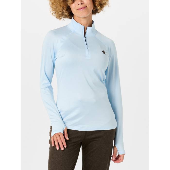 Rabbit 【 Women's Ez Half Zip Women Ice Water 】 レディース ハーフ レディース