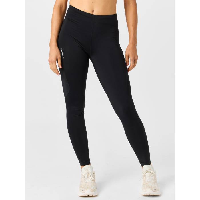 サロモン Salomon 【 Women's Shakeout Warm Tights Women Deep Black 】 レディース ウォーム Tights タイツ レディース ディープ 黒色 ブラック