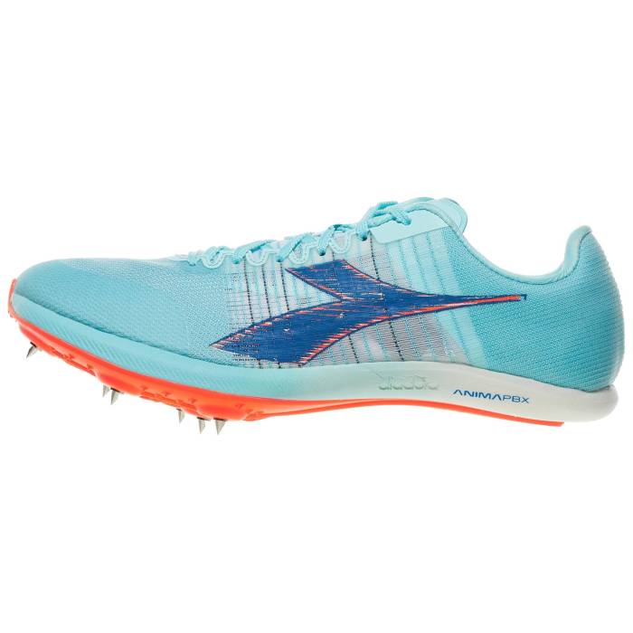 ディアドラ Diadora 【 Velocita Carbon Spikes Unisex Spa Retreat/Blue 】 炭素 ユニ一発やる 青み 青色