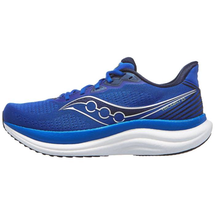 サッカニー Saucony 【 Triumph 23 Men Lapis/Silver 】 メンズ Silver 銀色・シルバー