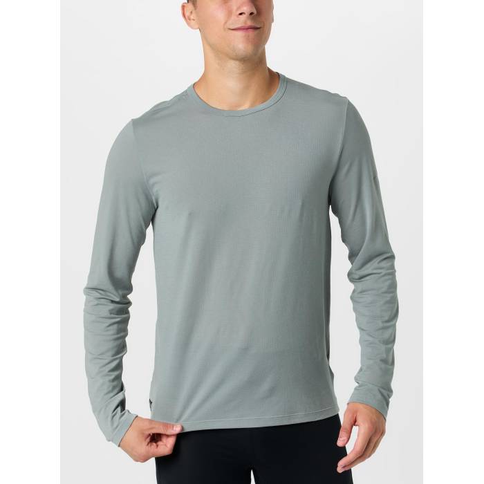 【★百貨店SALE★6/11十二時2時迄】サッカニー Saucony 【 Men\u0027s Stopwatch Long Sleeve Men Light Grey Heather 】 メンズ Sleeve 捩り メンズ 薄墨色 薄墨色 heather ギョリュウモドキ