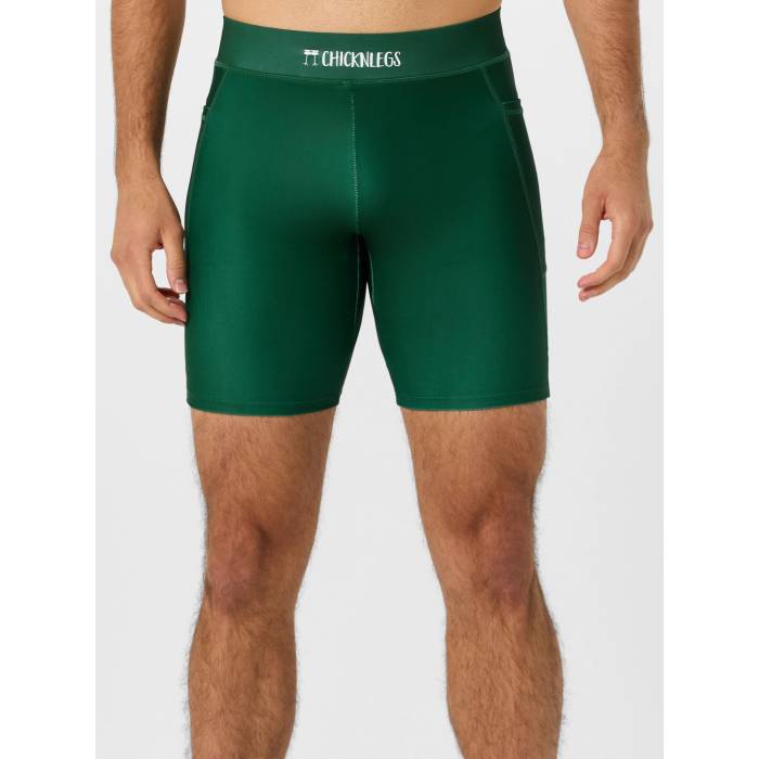 Chicknlegs 【 Men\u0027s Forest Green 8\" Half Tight Men Forest Green 】 メンズ フォレスト green 緑・緑であること 二分の一 メンズ フォレスト green 緑・緑であること"