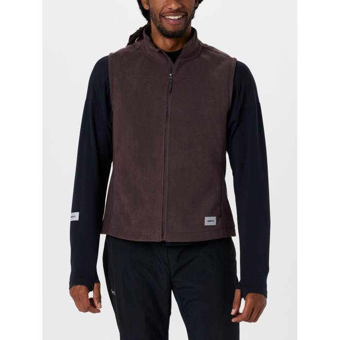 手工芸品 Craft 【 Men\u0027s Subz Fleece Vest Men Prune 】 メンズ フリース より良い メンズ
