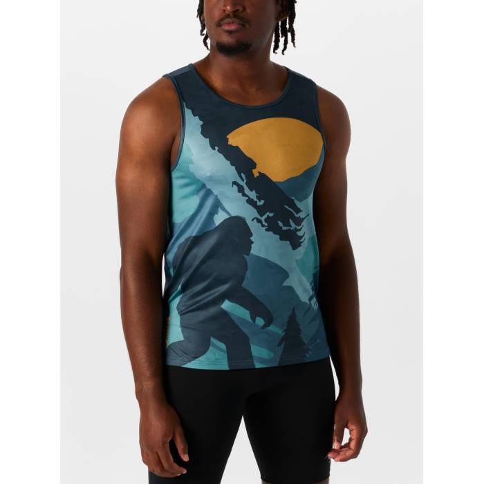 Sprints 【 Men's Sasquatch 2.0 Tank Men Blue 】 メンズ タンクトップ メンズ 青色 ブルー｜スニケス