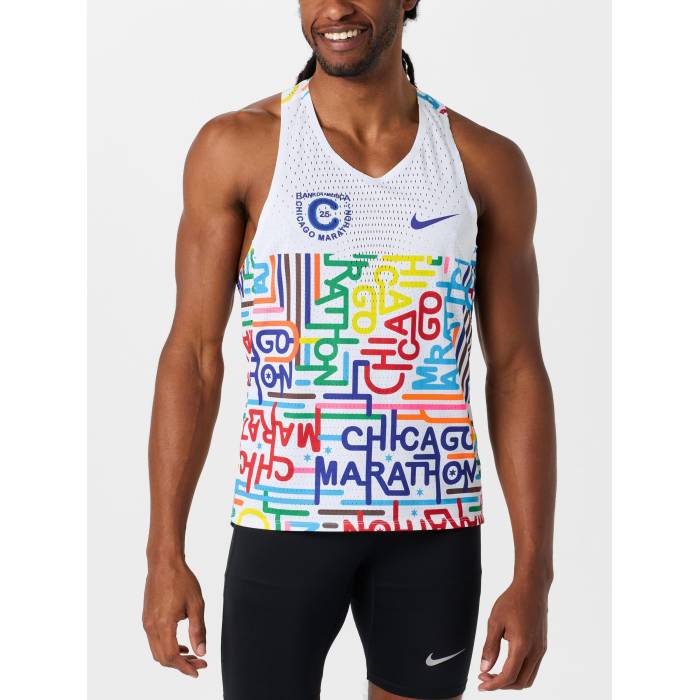 ナイキ Nike 【 Men\u0027s Chicago Marathon 2025 Aeroswift Singlet Men White 】 メンズ 風の強い町 Singlet シングレット メンズ 白いこと 白いこと