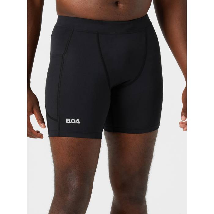 【★百貨店SALE★6/11十二時2時迄】Boa 【 Men\u0027s Constrictor Plus 7\" Half Tight Black Men Black 】 メンズ 二分の一 黒いこと 黒いこと メンズ 黒いこと 黒いこと"