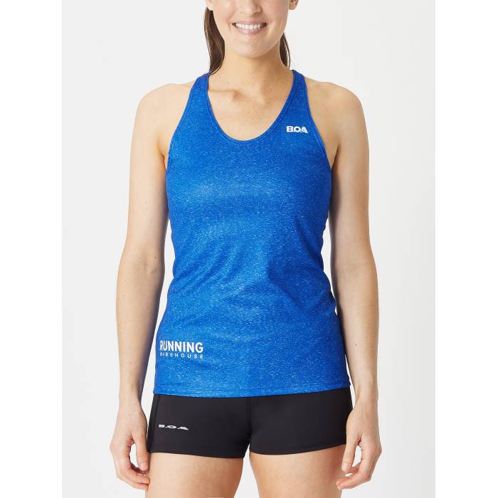 Boa 【 Women's Running Warehouse Singlet Women Blue 】 レディース Singlet シングレット レディース 青色 ブルー