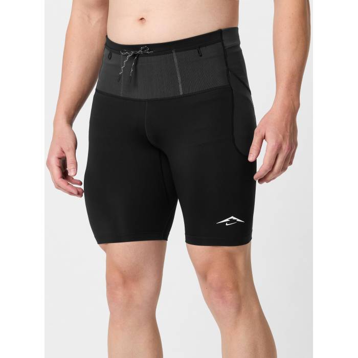 【★百貨店SALE★6/11十二時2時迄】ナイキ Nike 【 Men\u0027s Dri-Fit Adv Lava Loops Half Tight Men Black 】 メンズ 素っ気ない填まる 二分の一 メンズ 黒いこと 黒いこと