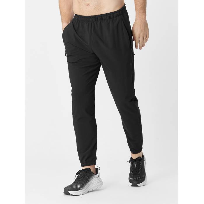 Rabbit 【 Men\u0027s Runner Pant Men Black 】 メンズ ズボン下 メンズ 黒いこと 黒いこと